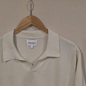 Norse Projects Leif Cotton Linen Polo L